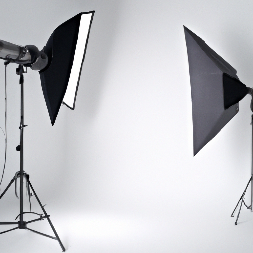 Vista general del estudio de fotografía minimalista en Madrid con cyclorama blanco y luz difusa