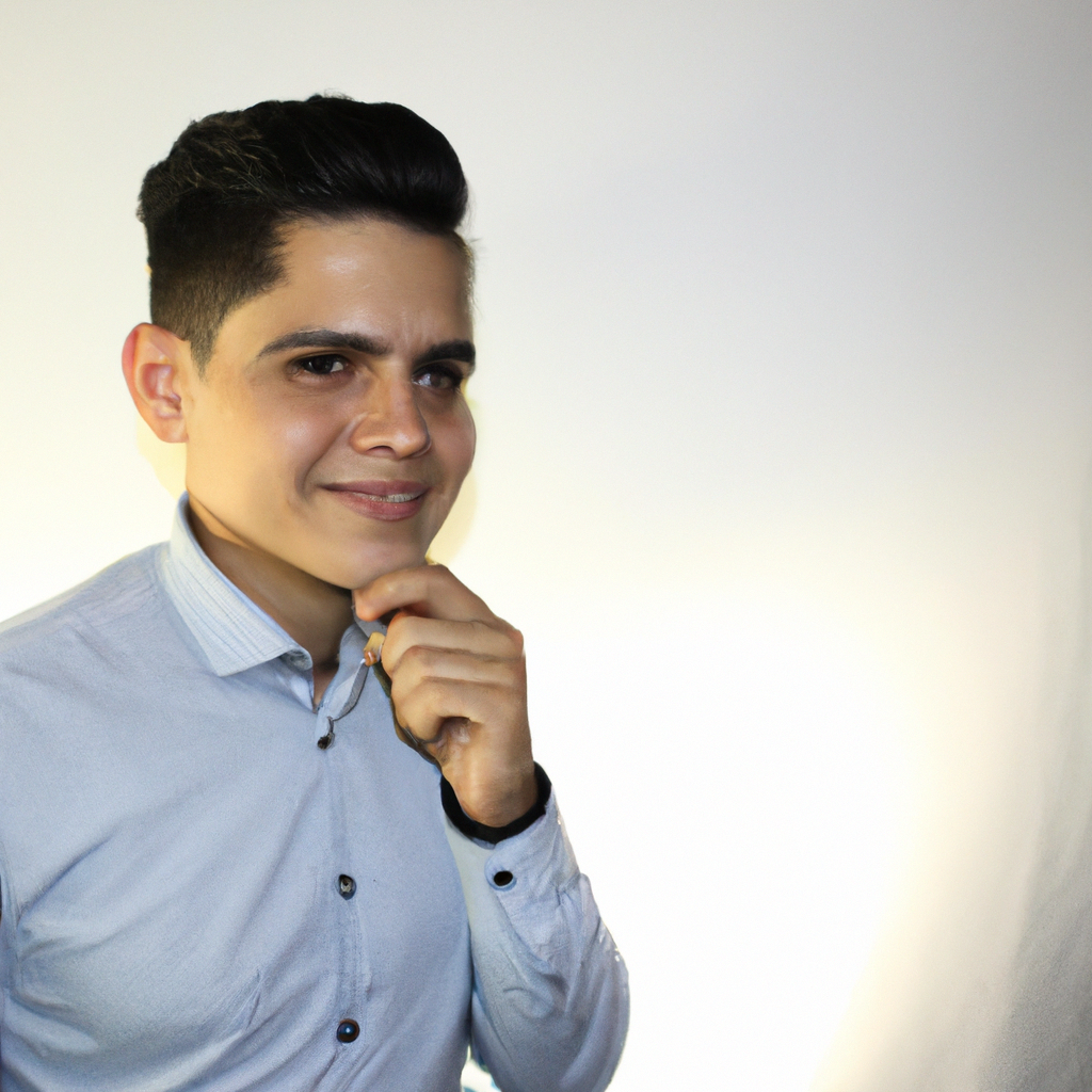 Retrato corporativo limpio sobre fondo blanco con iluminación difusa y tono de piel natural